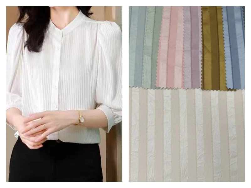 Polyester Satin Stripe Fabric 4 Polyester Satin Stripe Fabric 4